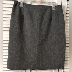 Heather gray suit skirt size 10 by Alia